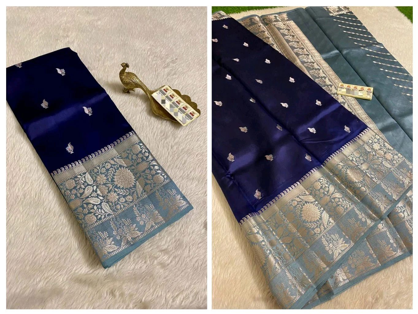 KATAN RAW MANGO SILK SAREES 1