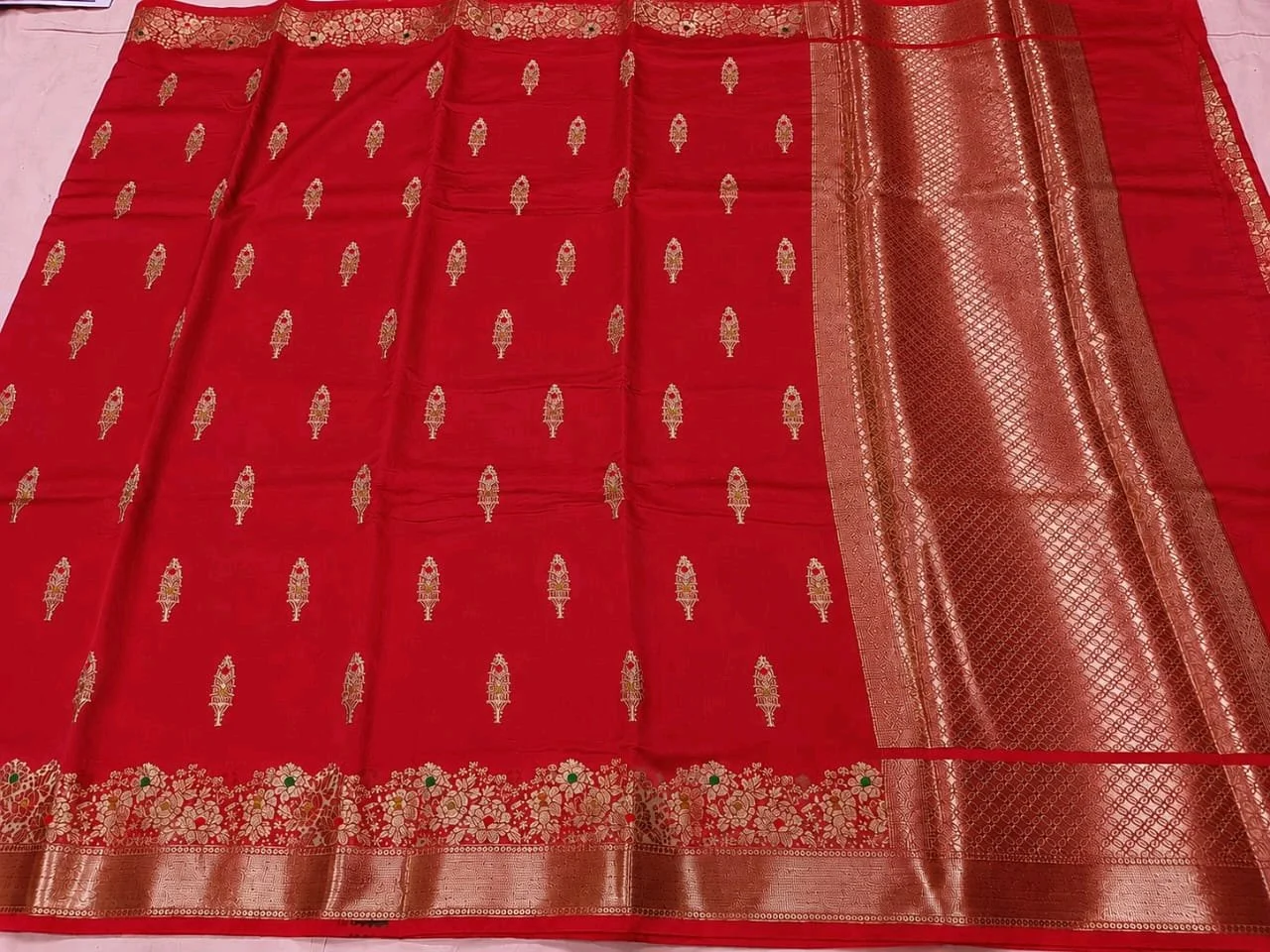 Katan Raw Mango Sarees thumbnail 7