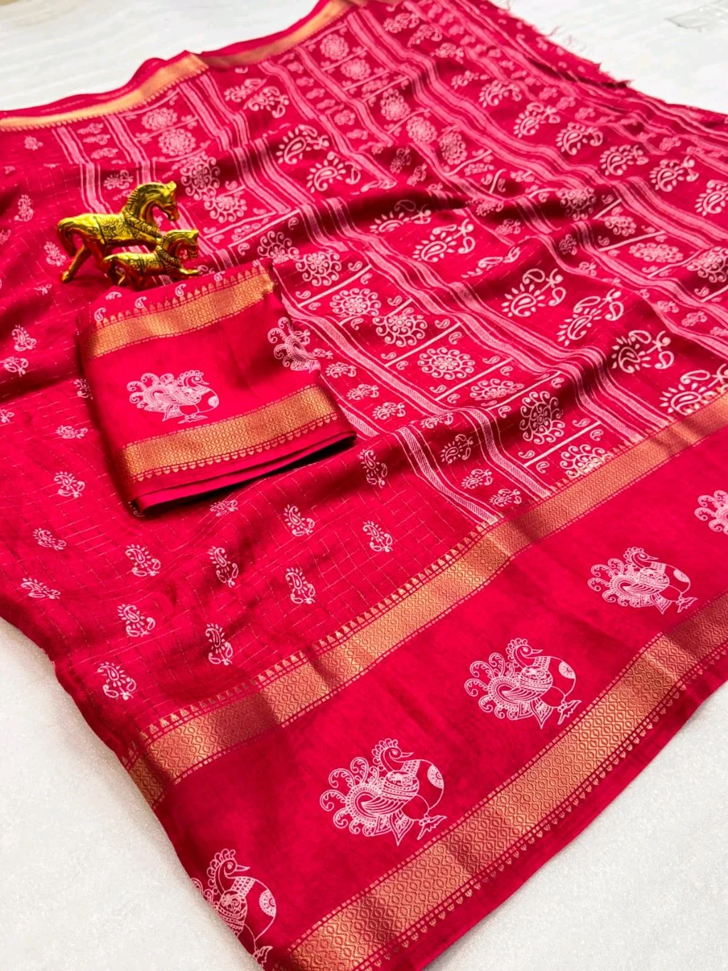 Muskmelloweaving Saree 3