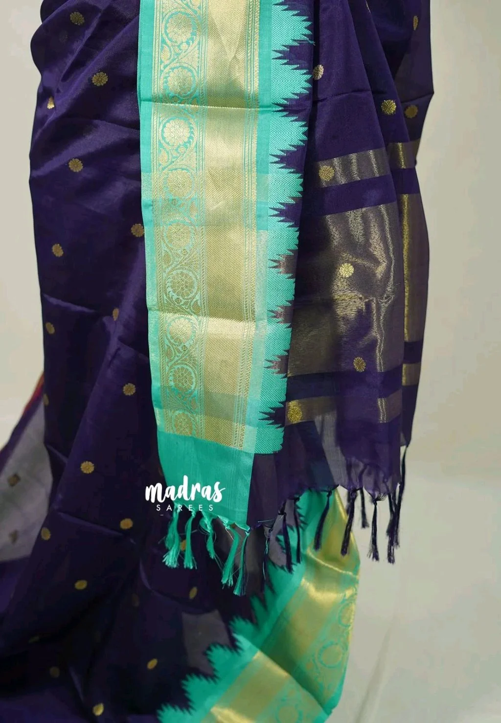 Ganga Jammuna Semi Soft Banarasi Saree 7