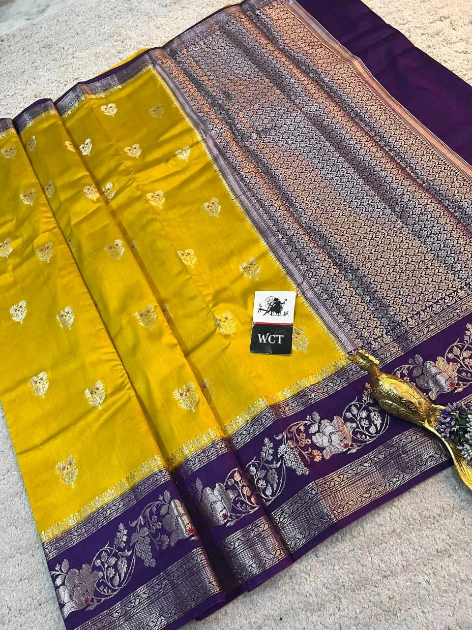 Semi raw Mango Sarees 9
