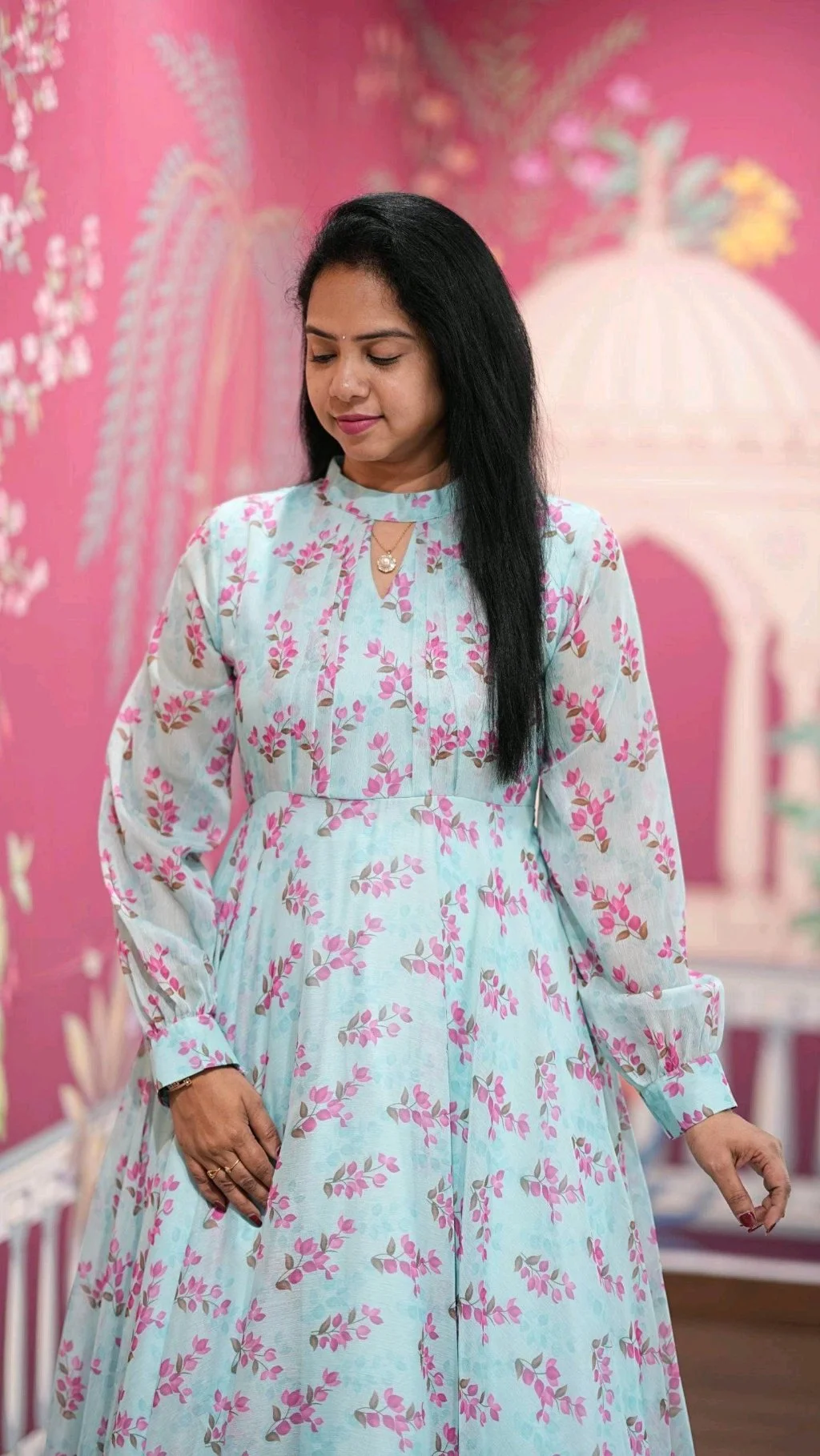 Floral Tiered Maxi Dresses 7