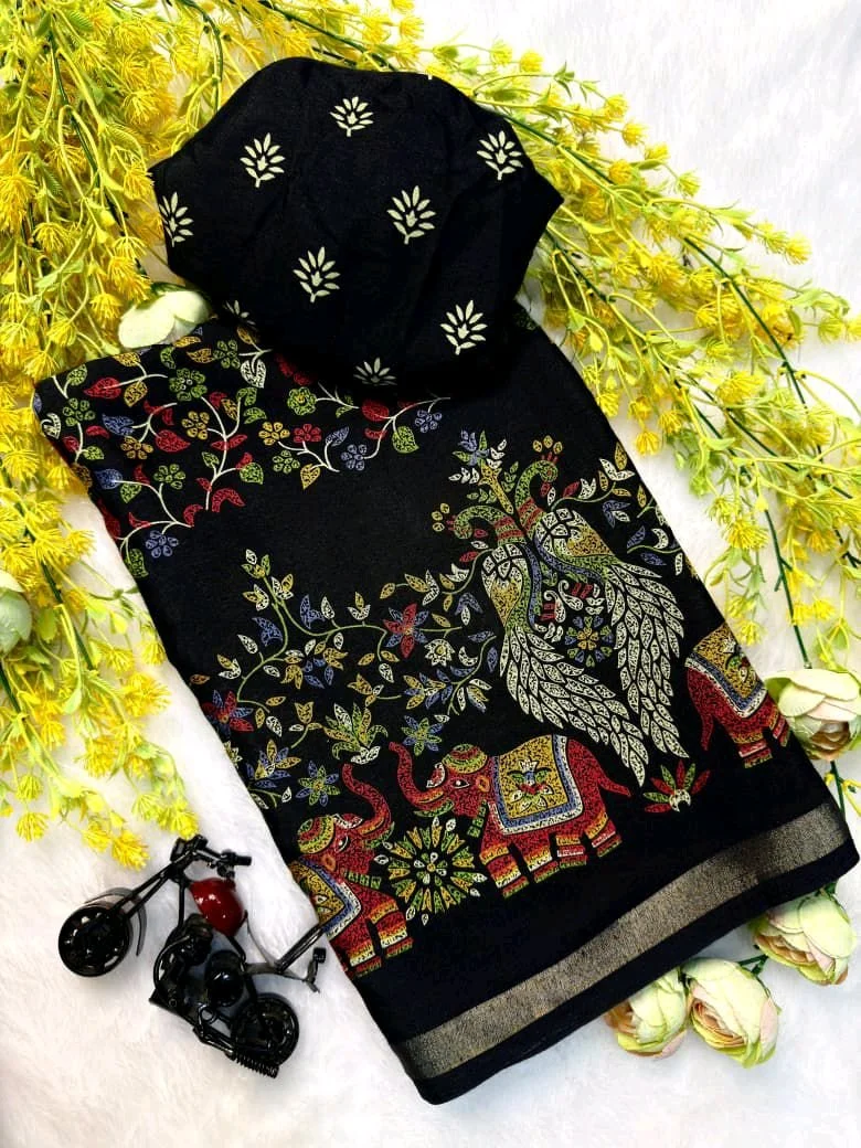 Pure Soft Mul Mul Cotton Saree 3