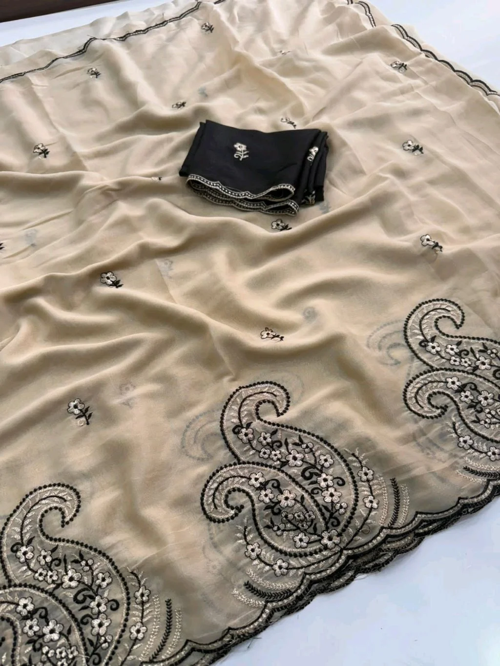 Embroidered Georgette Sarees 6
