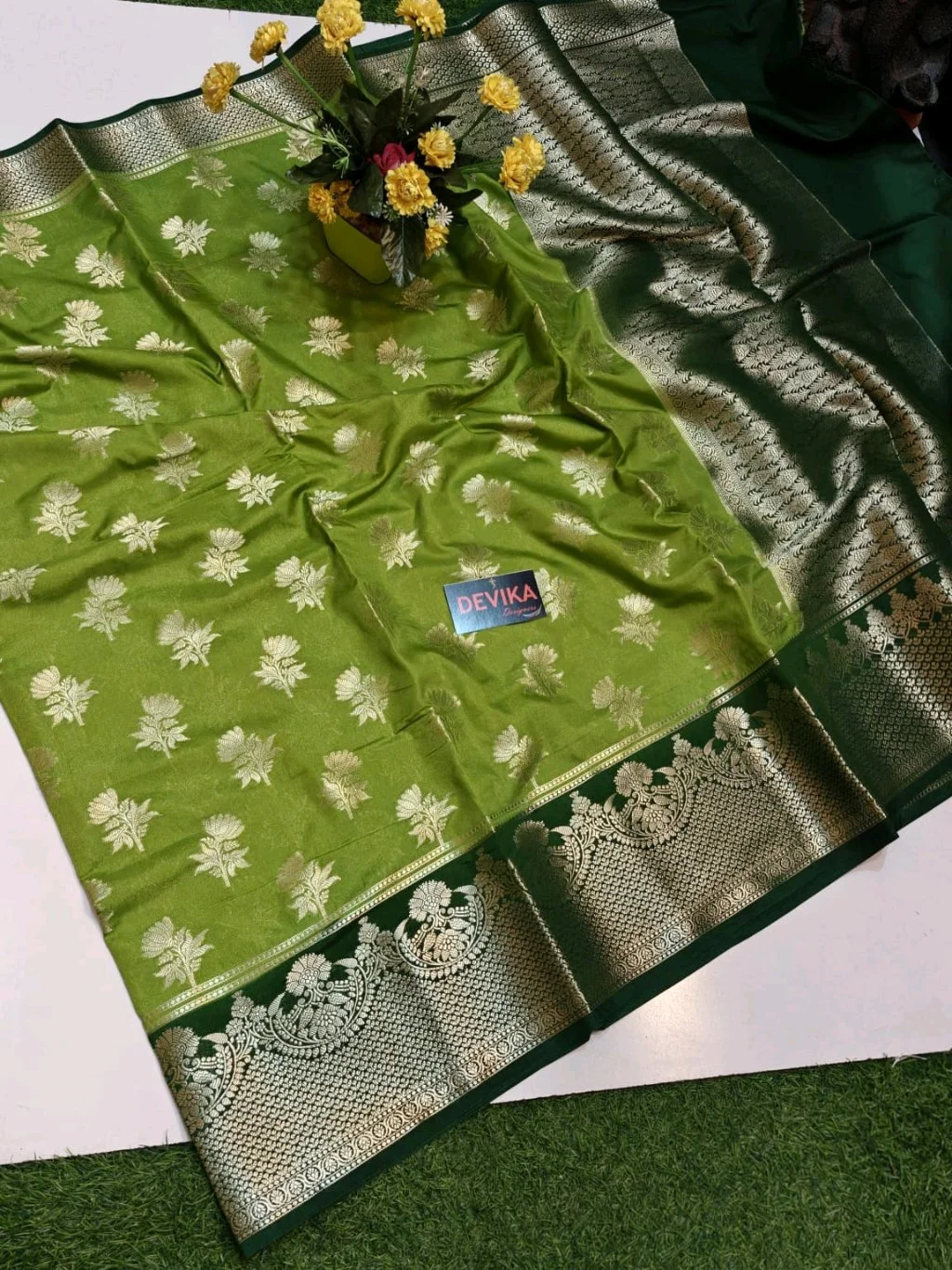 Pure Banarasi Viscose Georgette  Saree 7