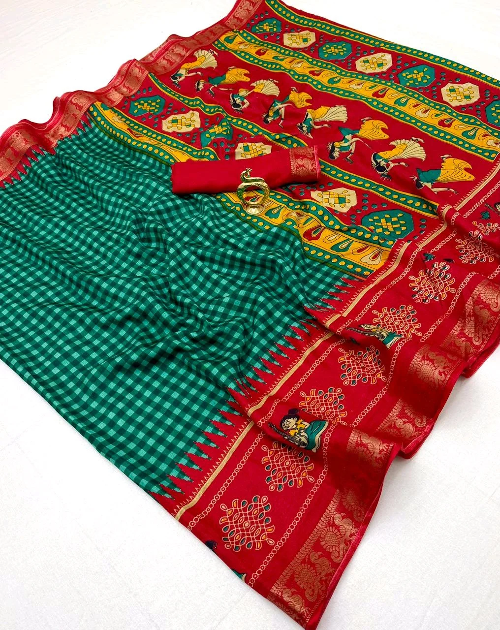 Heavy Dola Sarees thumbnail 8