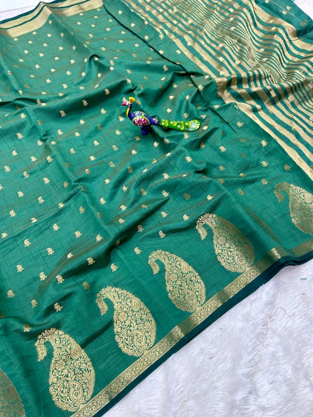 Soft Tusser Silk Saree 5