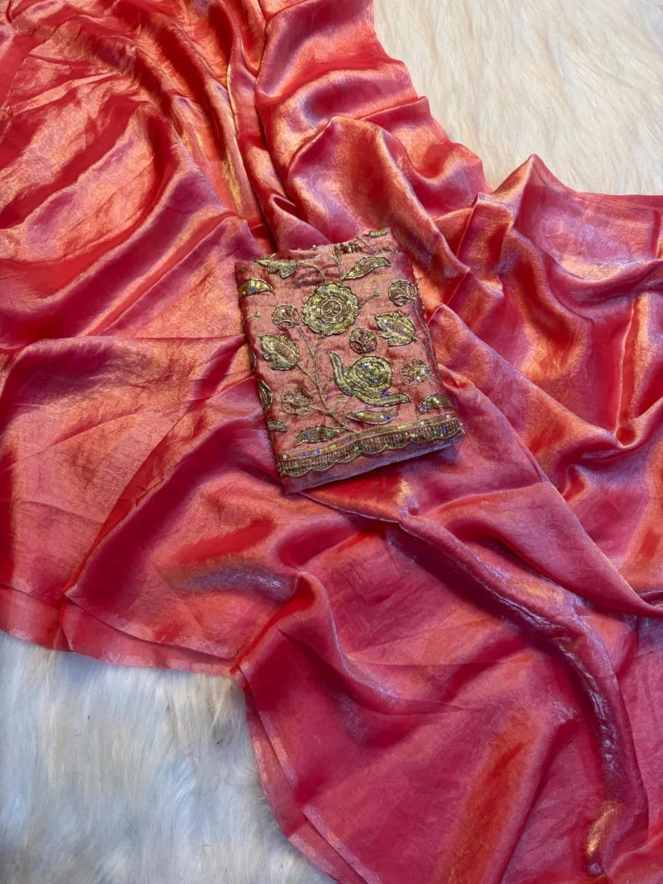 Two Tone Space Silk Fabric 3