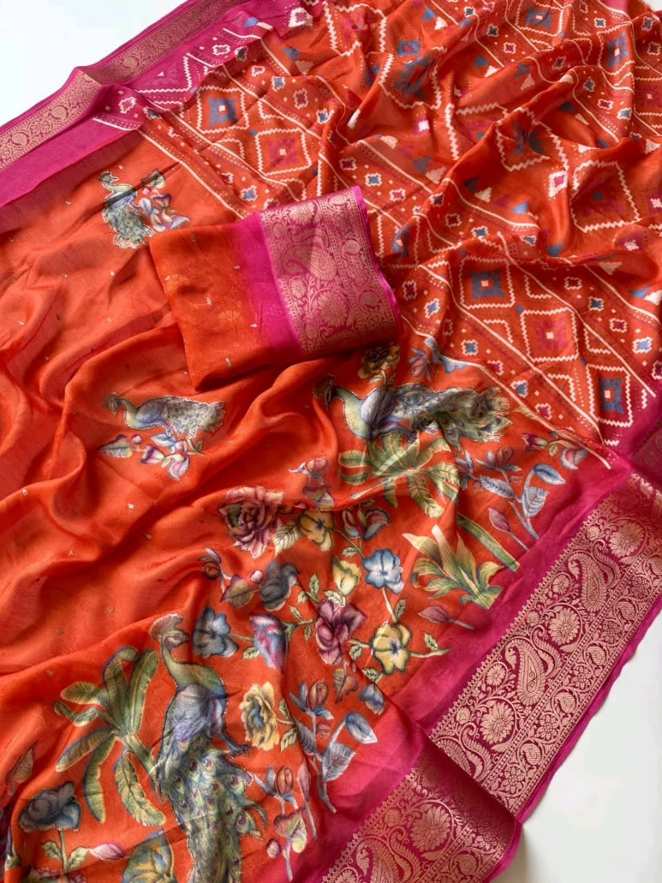 Banarasi Georgette Saree 3