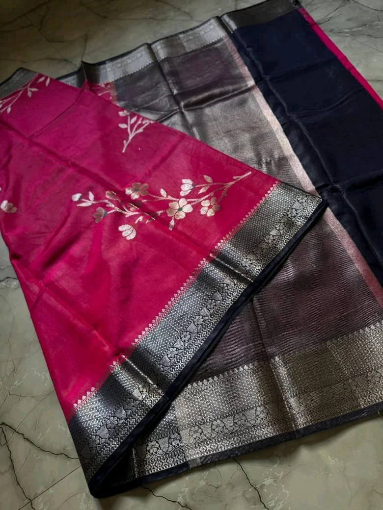 Katan Raw Mango Sarees 4