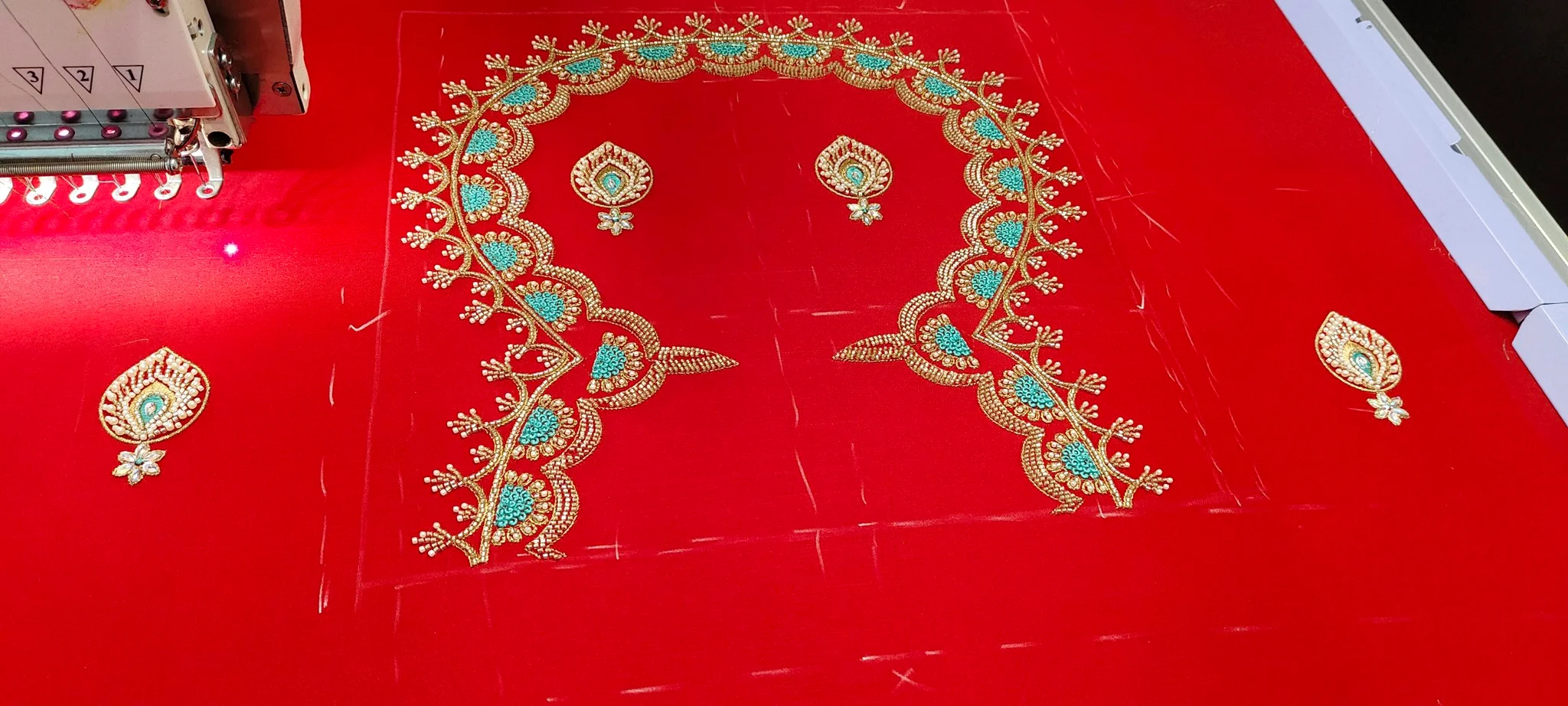 computer maggam work In Bridal Works thumbnail 2