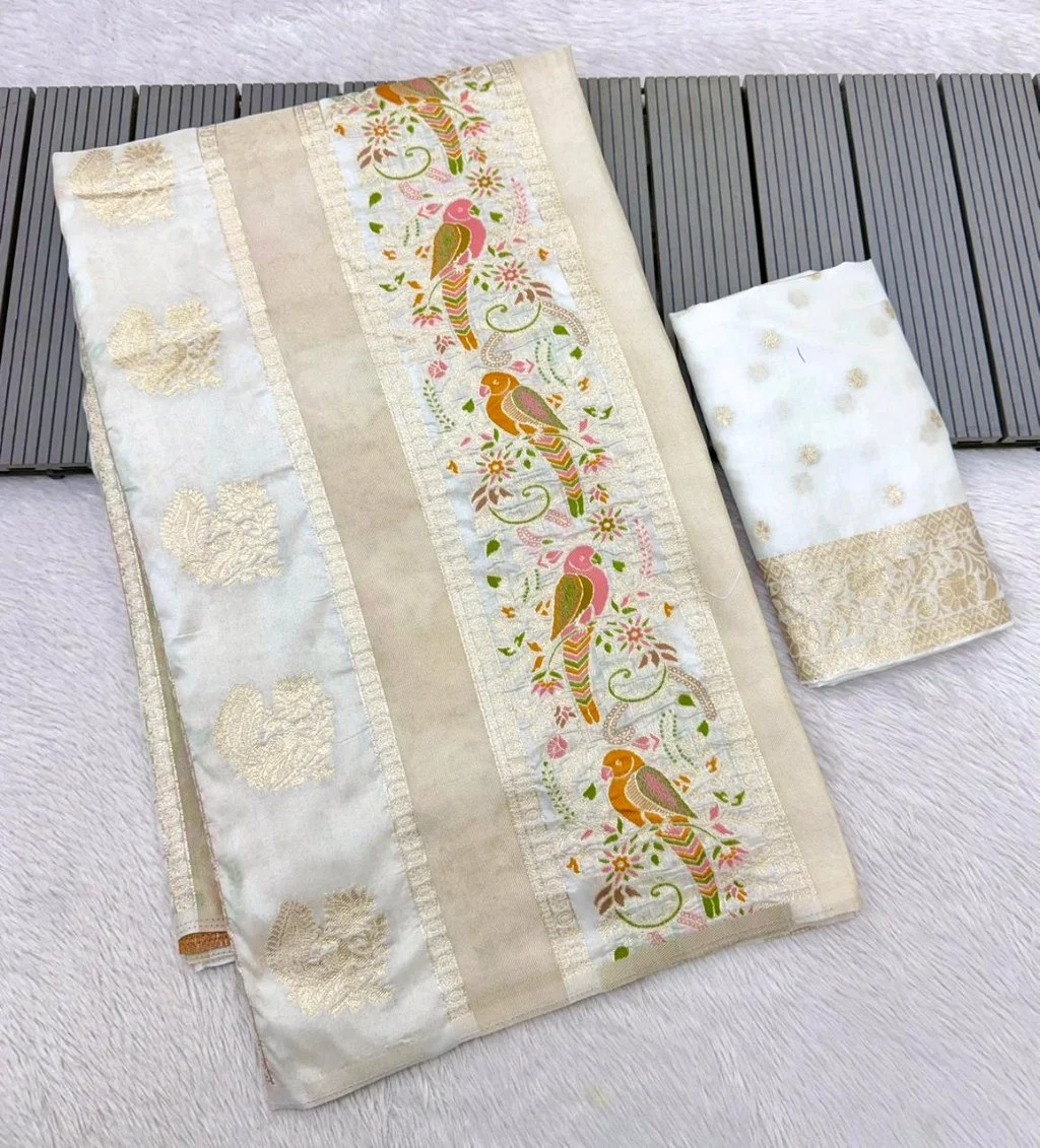 Rich Crepe Khadi Sarees 2