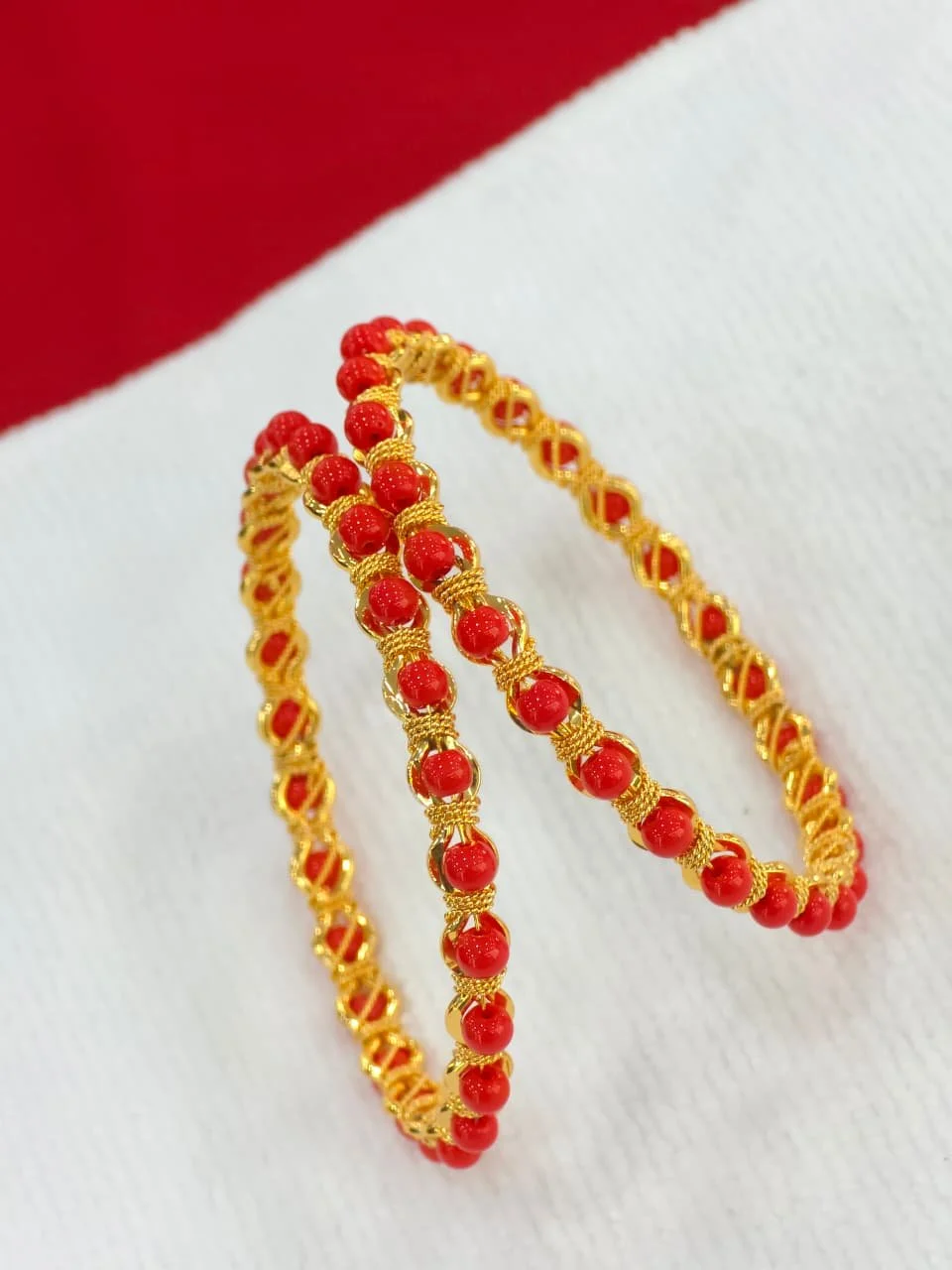 Gold Plated Pagadam Bangles - Variant 2