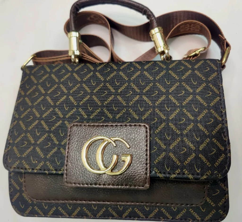Designer Pc Dark Brown Fashion Pattern Sling Bag with GG Logo