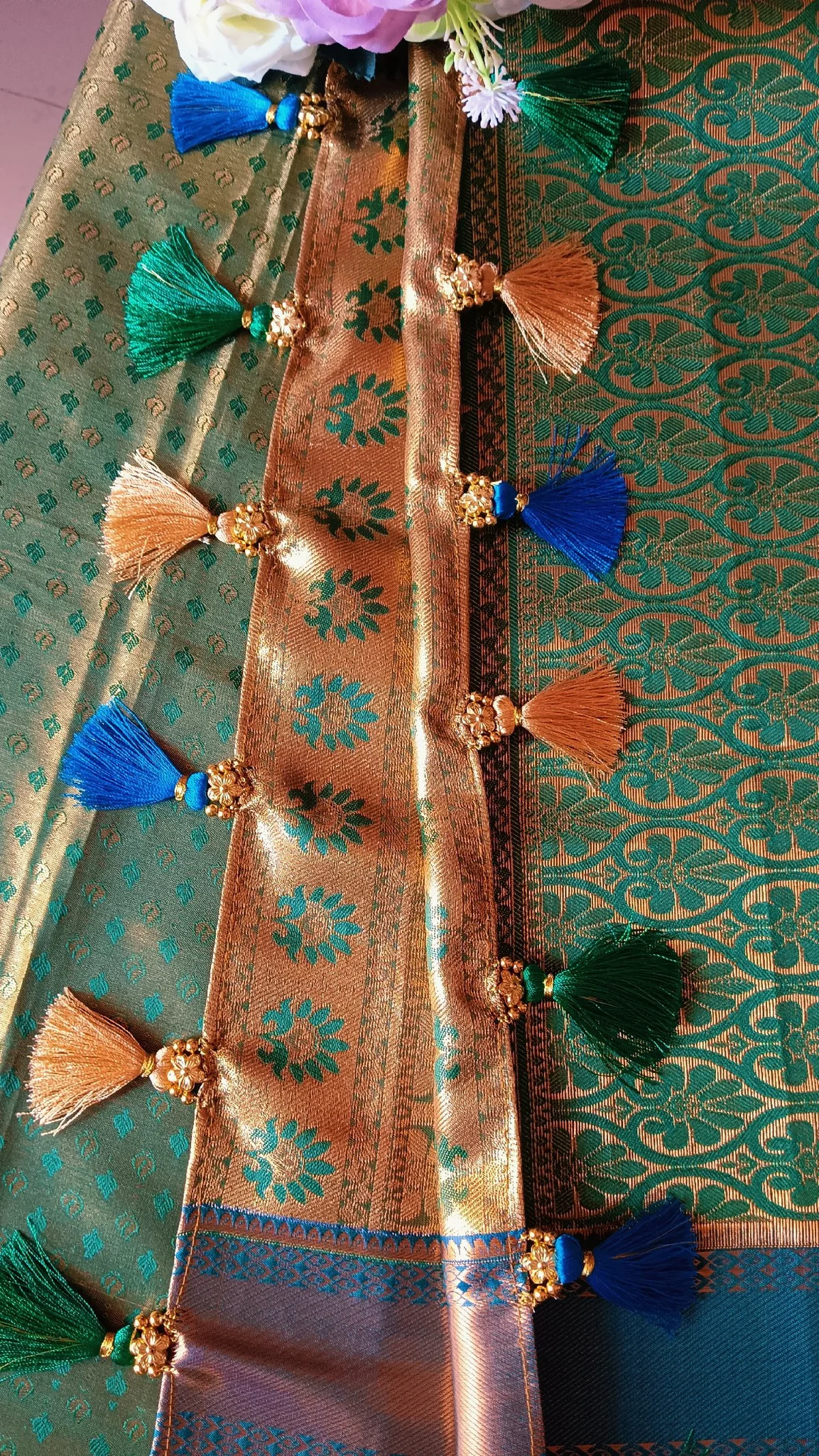 Designer Custom Saree Tassels (Kuchulu) Attaching Service