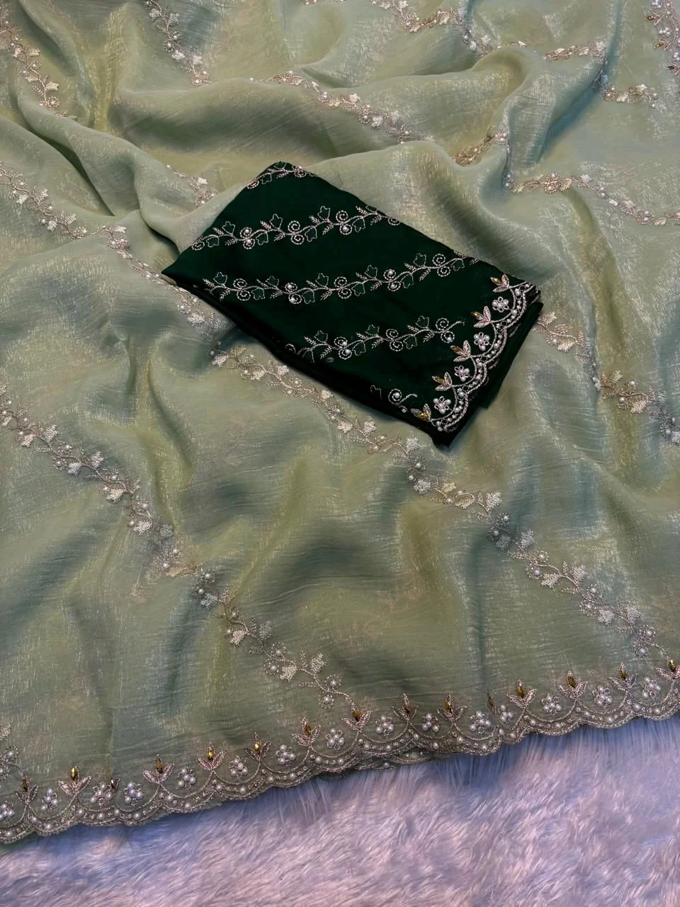 Soft Crunchy Saree 8