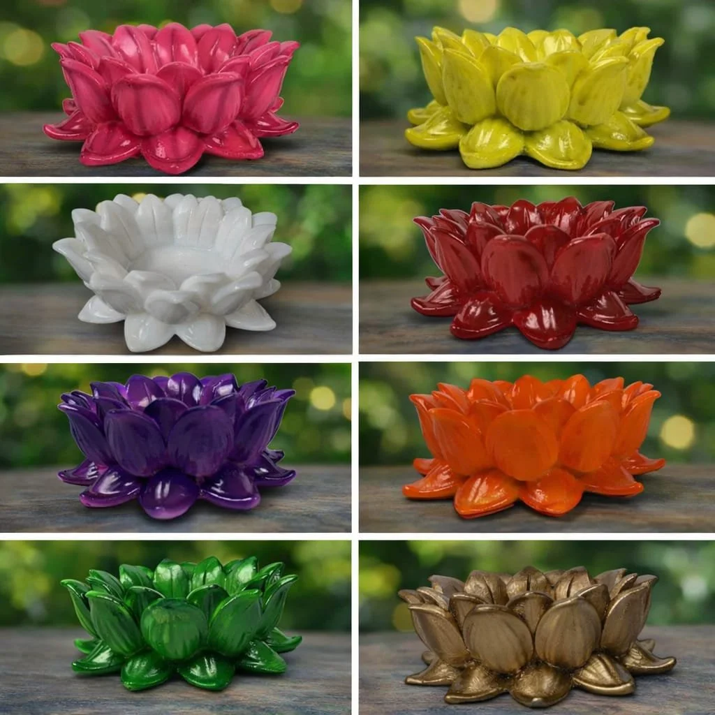 Lotus Shaped Decorative Bowls Diya Holders