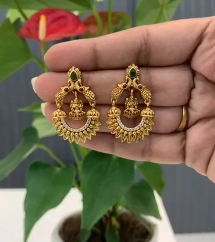 Traditional And Classic Godess lakshmi  Earings