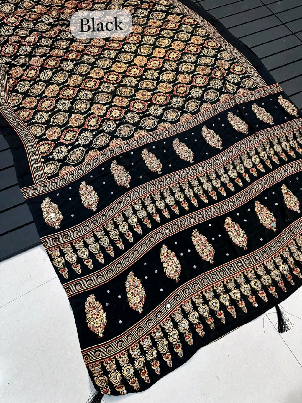 Ajarkh Print Sarees 3