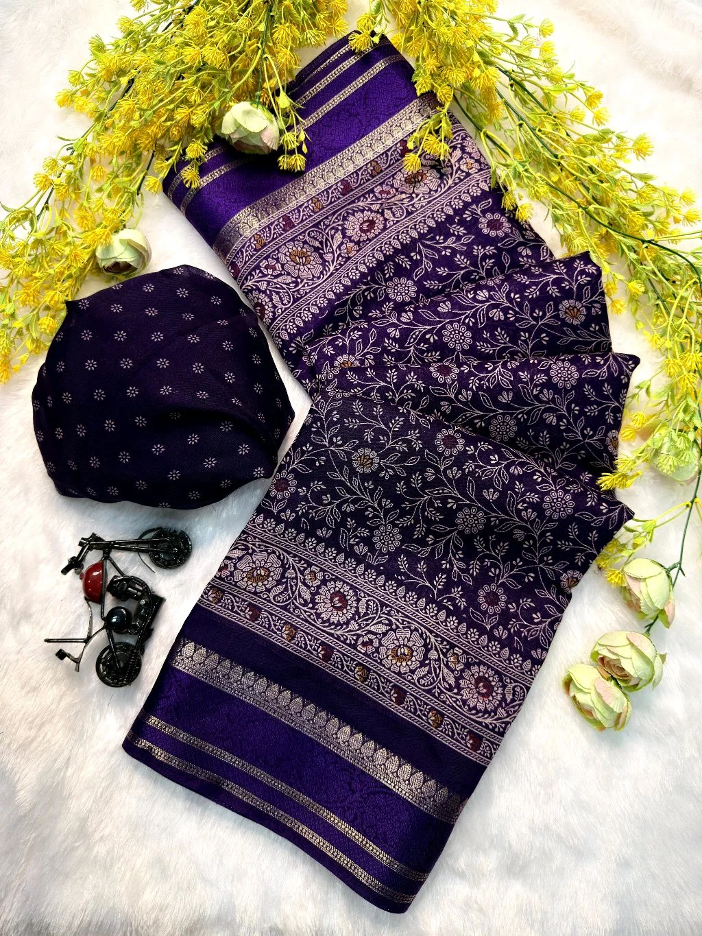 Soft Cotton Silk Sarees thumbnail 1