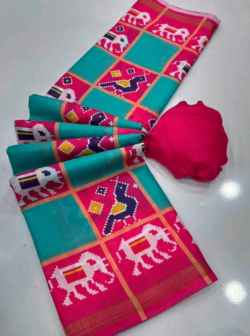 Mul Cotton Sarees thumbnail 4