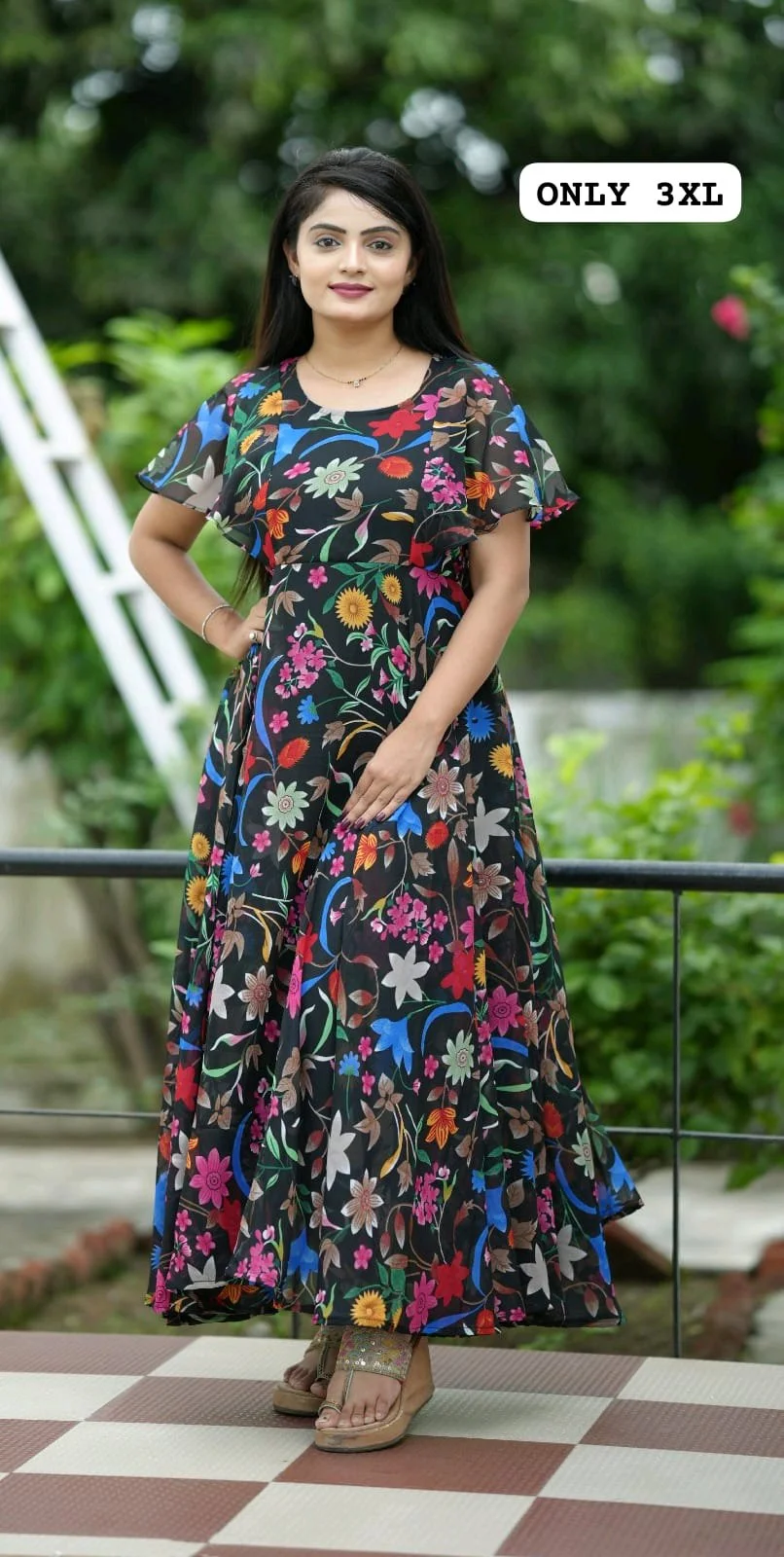 Floral Printed Maxi Dresses thumbnail 2