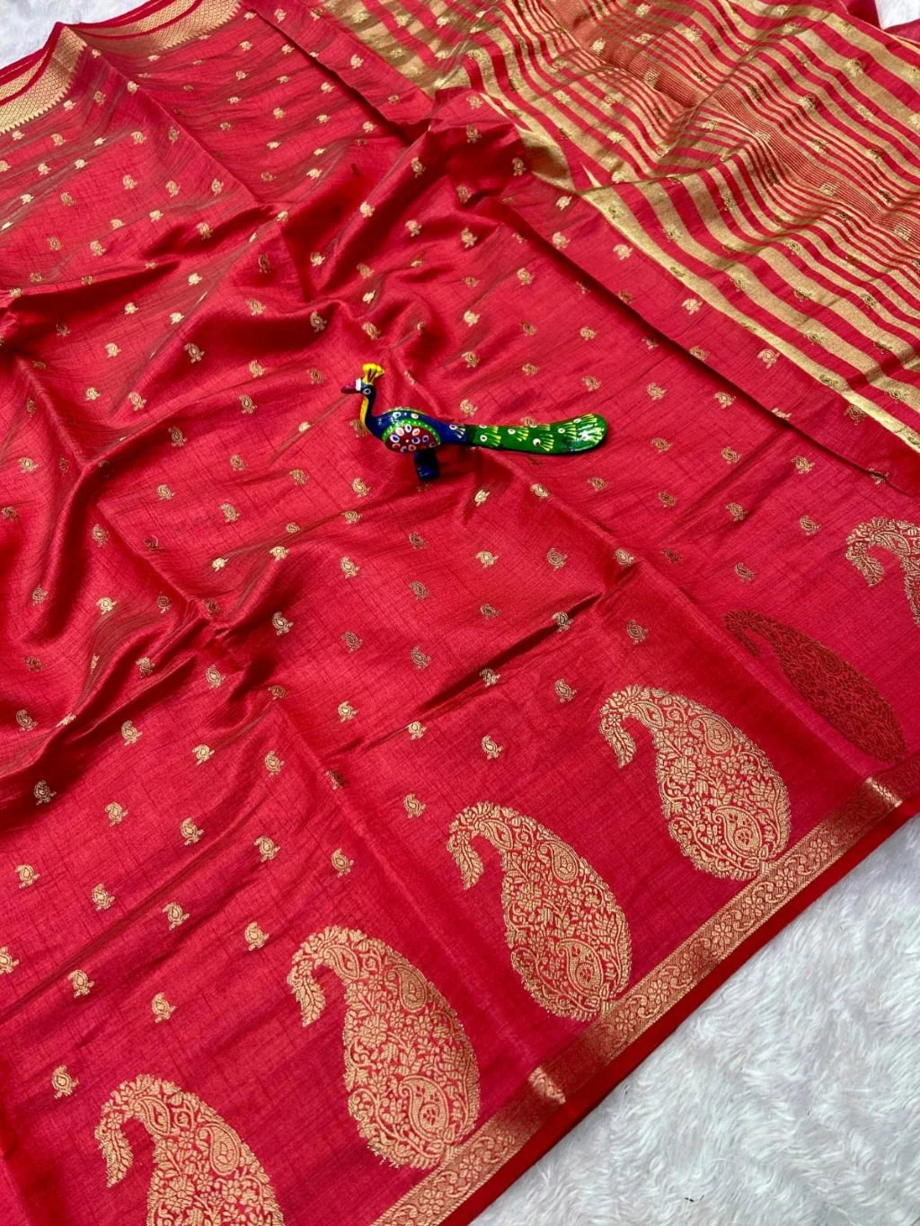 Soft Tusser Silk Saree 8
