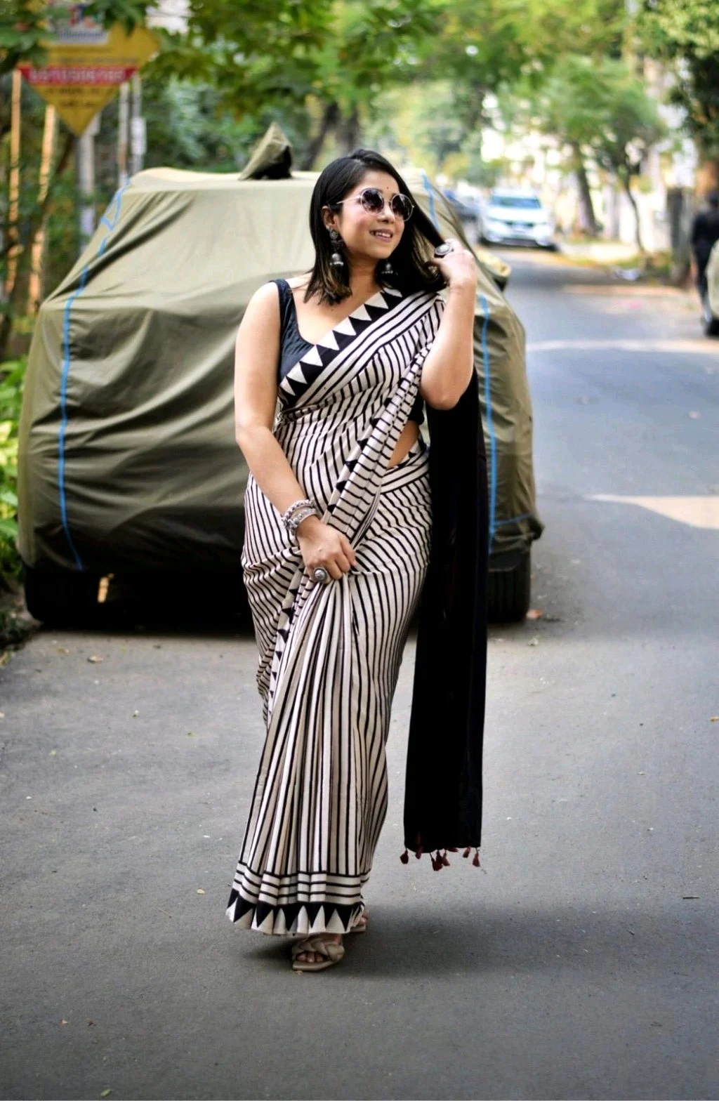 Kalamkari Print Sarees thumbnail 9