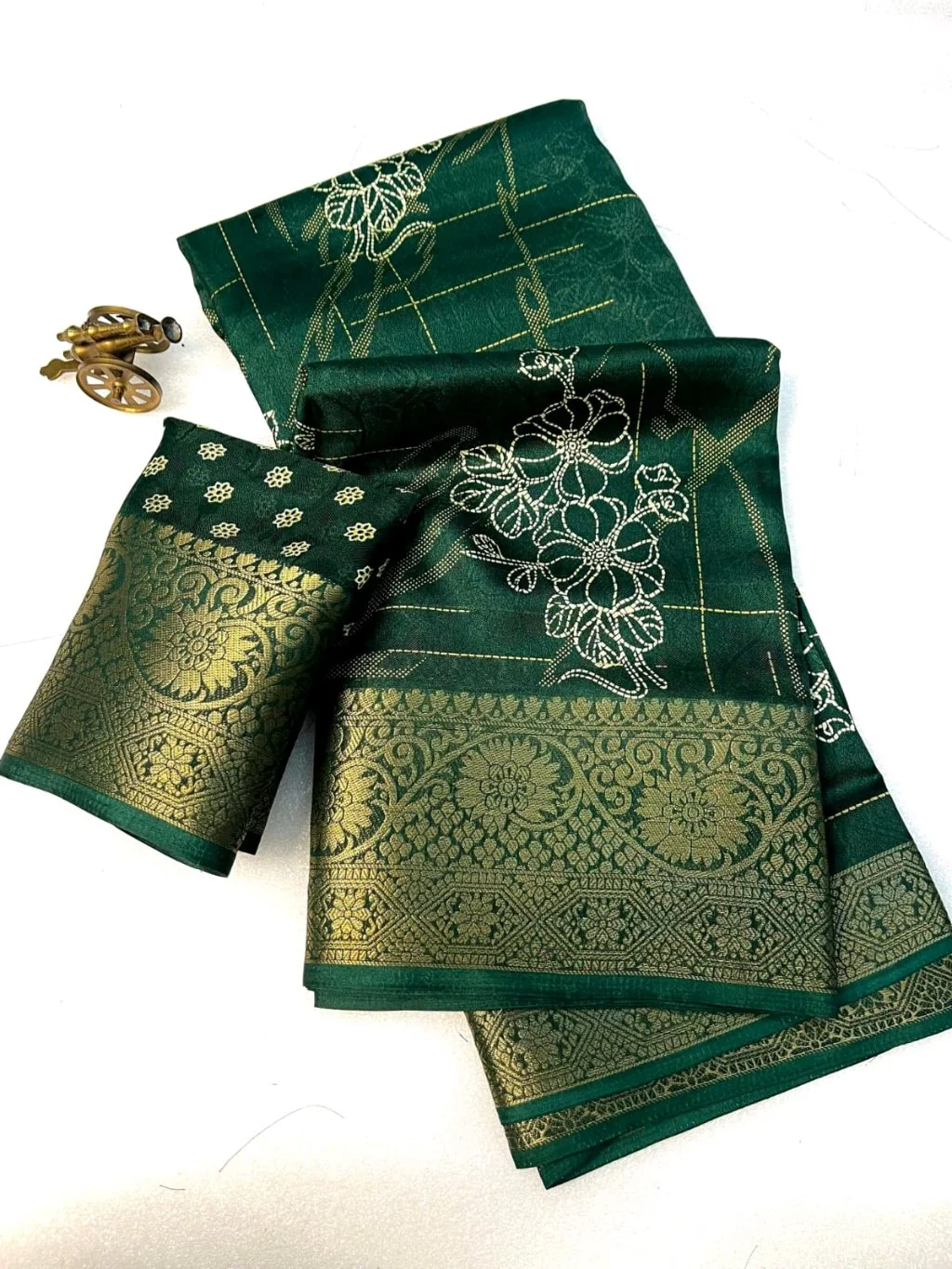 Ajrakh Designer Saree thumbnail 4