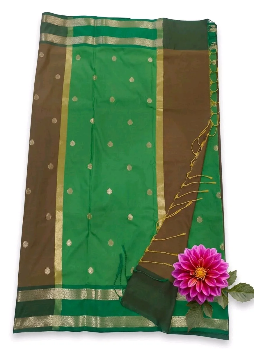 Semi Katan Soft Sarees thumbnail 7