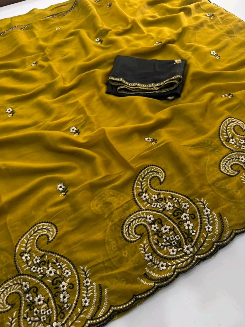 Embroidered Georgette Sarees 5