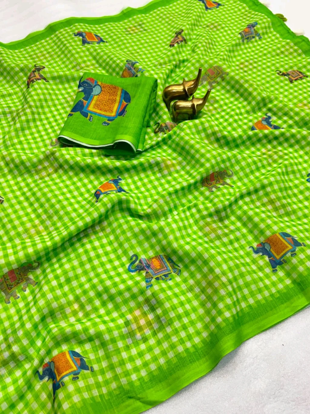 Sift Linen Cotton Sarees thumbnail 5