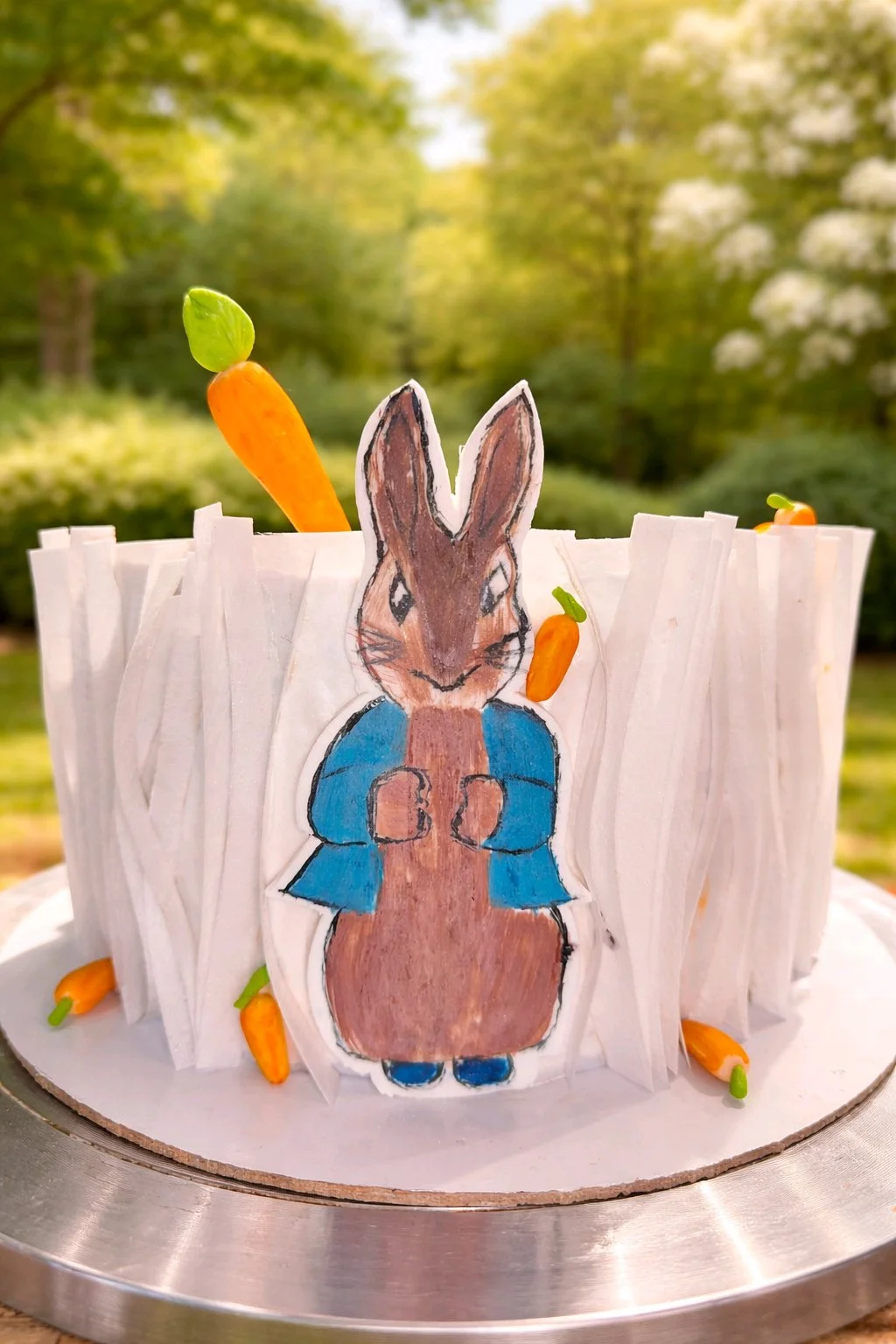 Peter Rabbit Theme Cake
