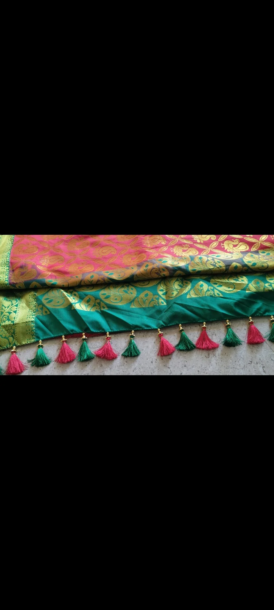 Saree Pallu Kuchhu Design.Hand Craft.