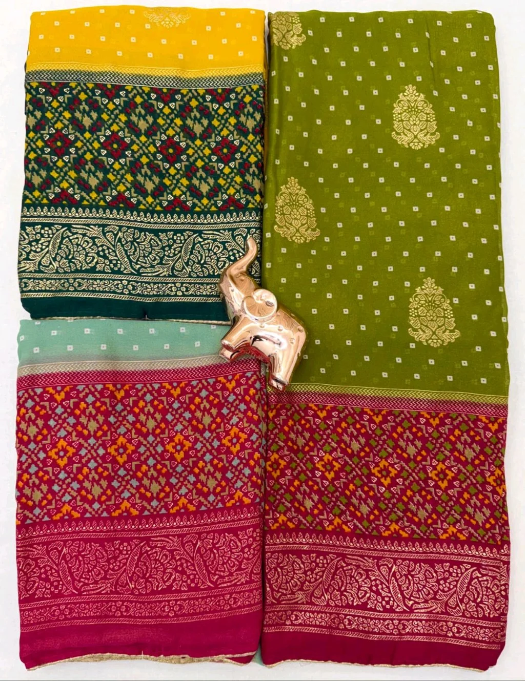 Viscose Georgette Sarees thumbnail 8
