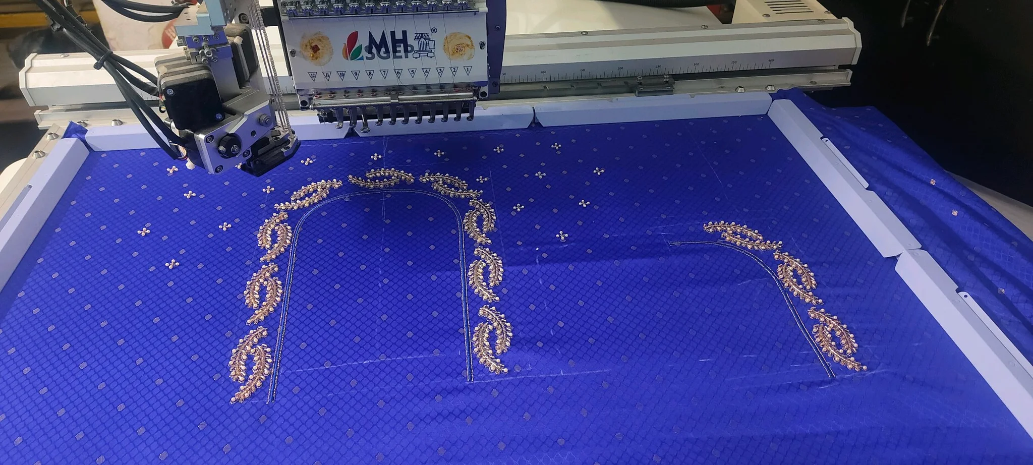 Simple Computer Maggam Work Design..... thumbnail 1