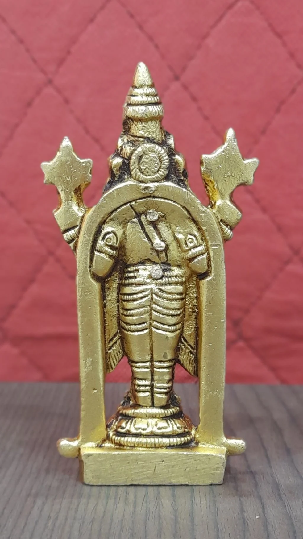 Lord Venkateswara Balaji Brass Idol | 5 Inch | Perfect for Pooja Mandir | Return Gifts | 5
