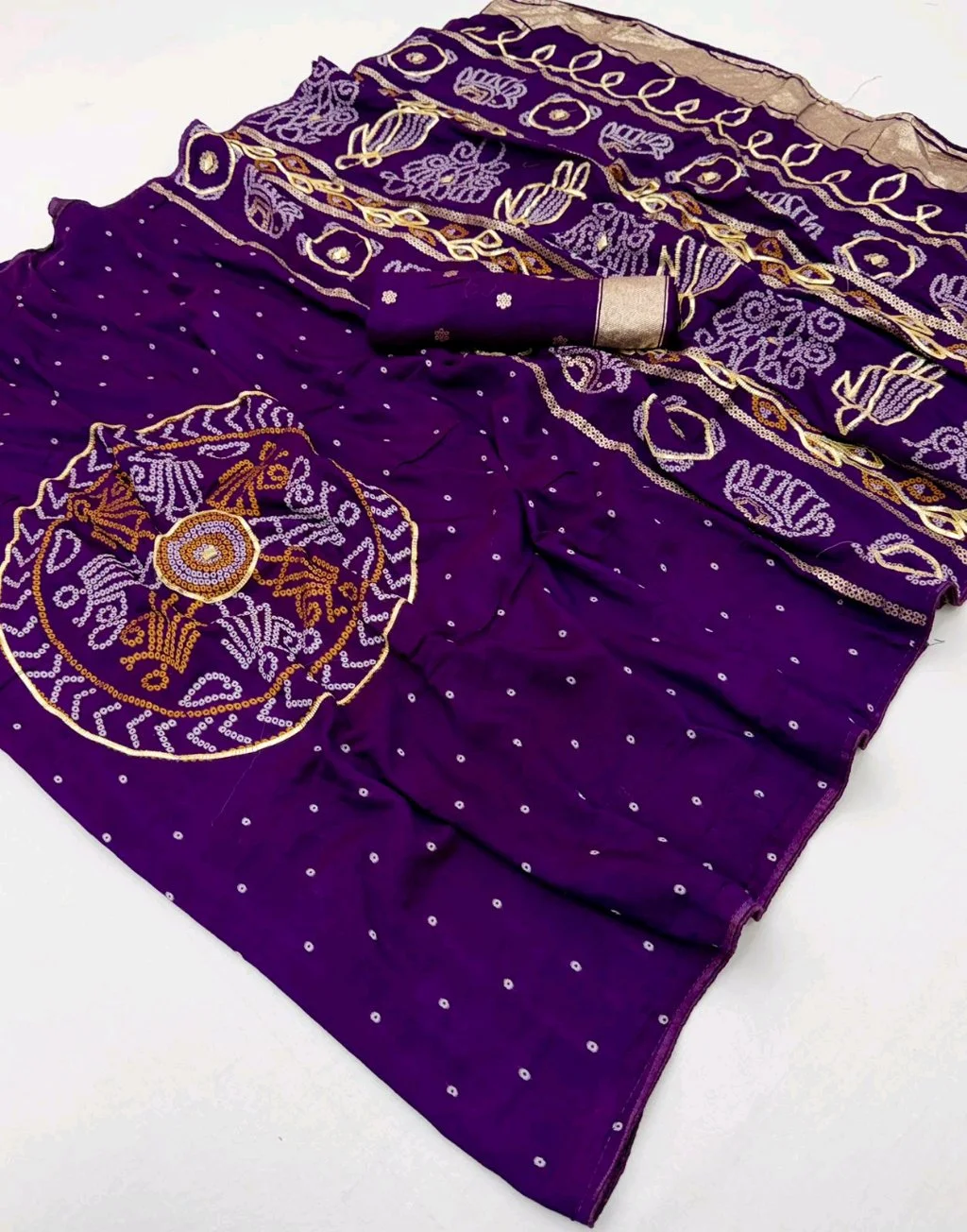 Soft Maslin Saree 8