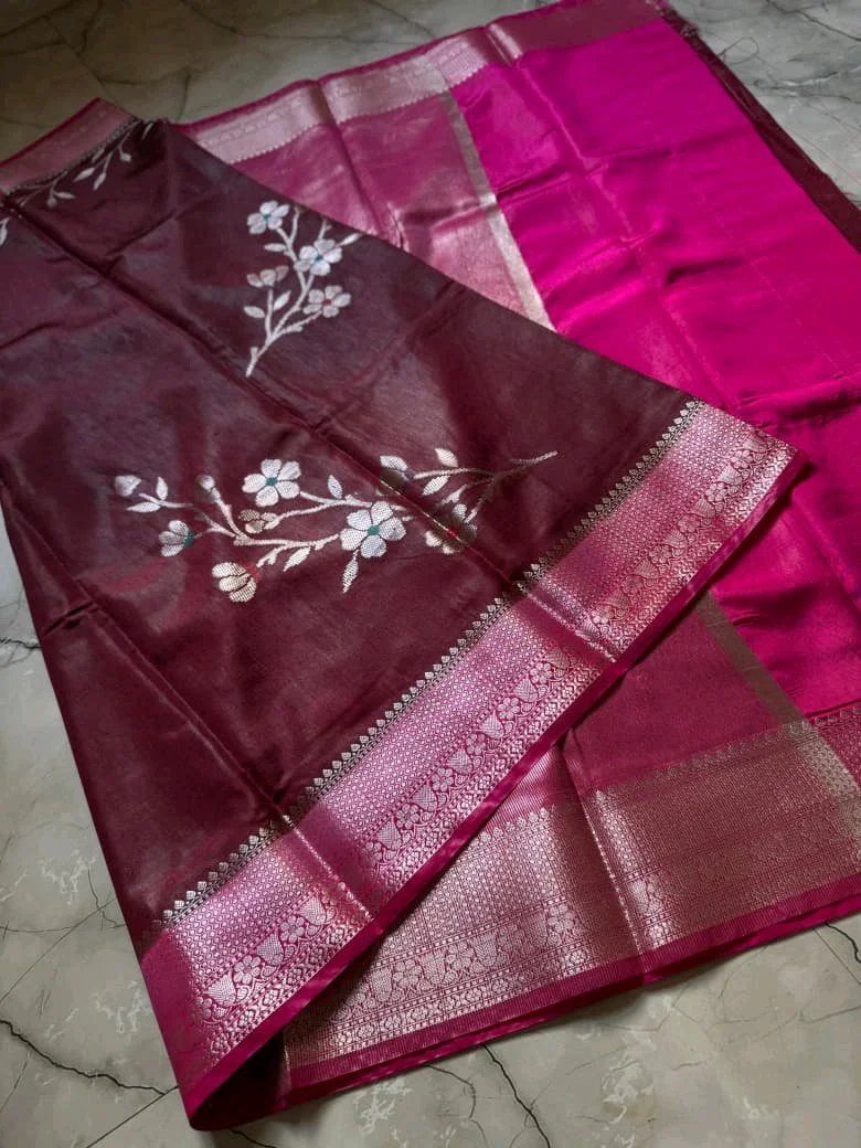Katan Raw Mango Sarees 1