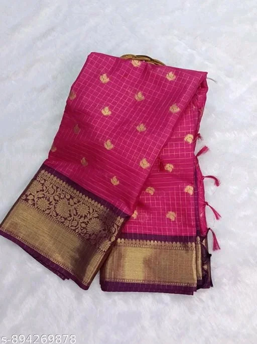 Semi Katan Soft Silk Kanjivaram Saree thumbnail 1