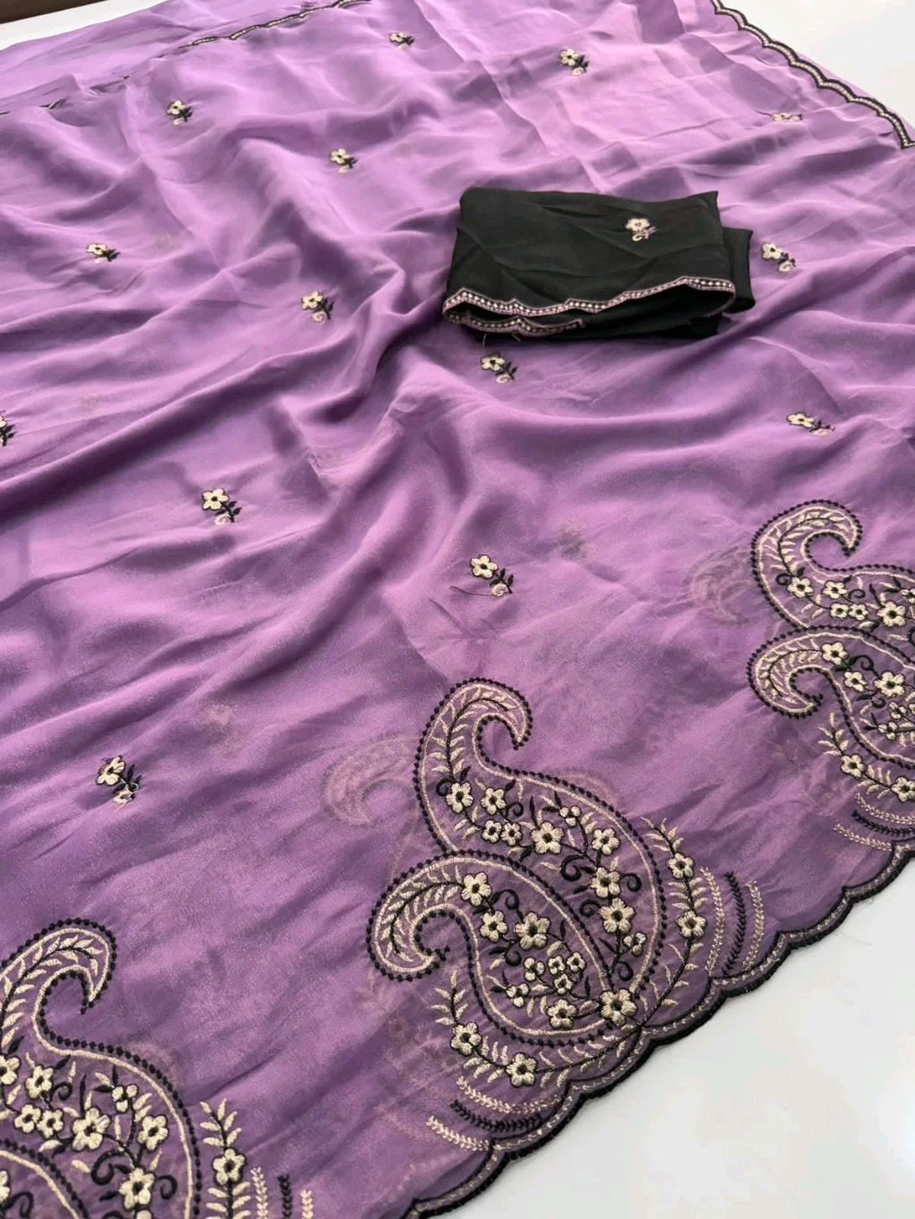 Embroidered Georgette Sarees 3