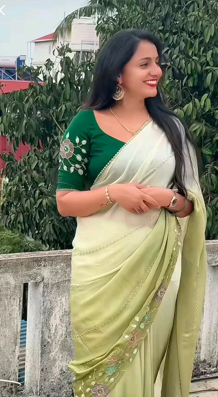 Satin Chiffon Silk Sarees thumbnail 10
