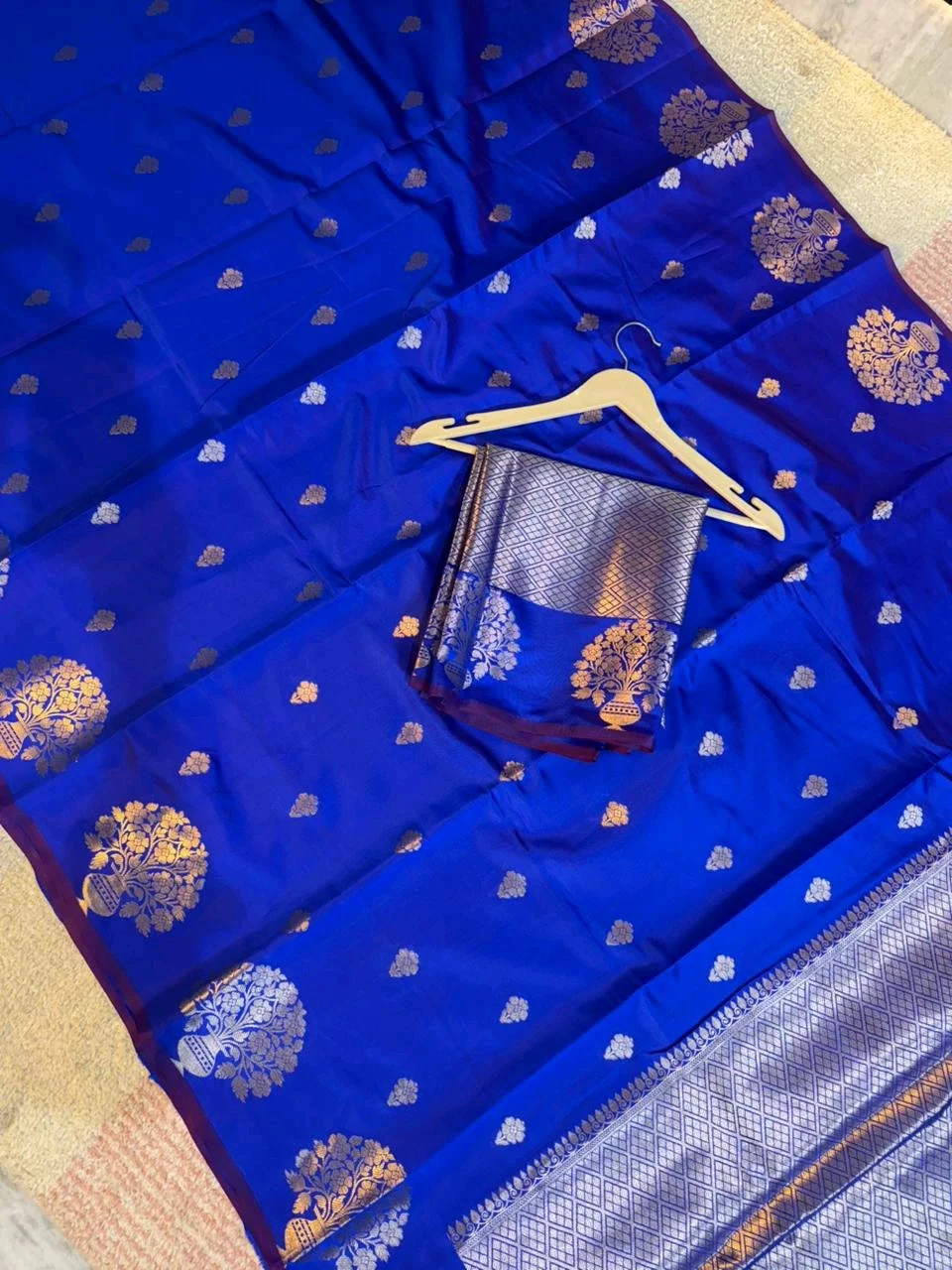 Semi Katan Soft Silk Sarees 4