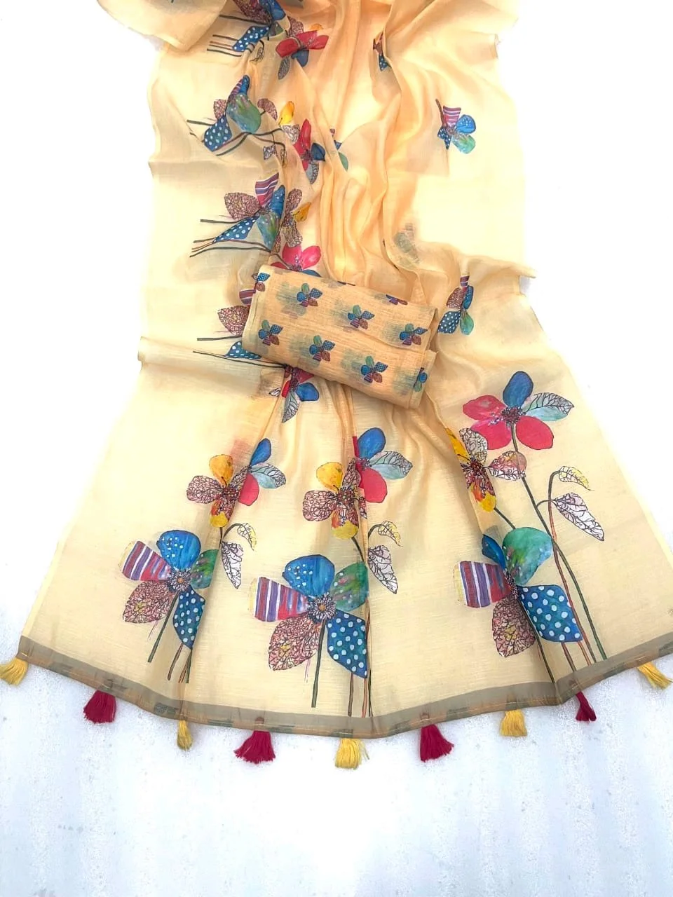 Sift Lenin Fabric Sarees thumbnail 5