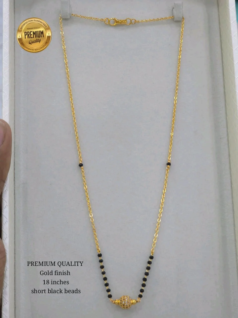 Black Beads Chains 1