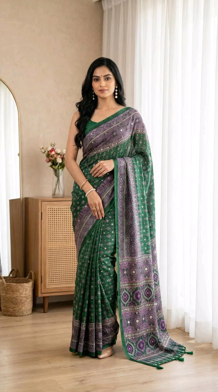 Ajarakh Saree thumbnail 7