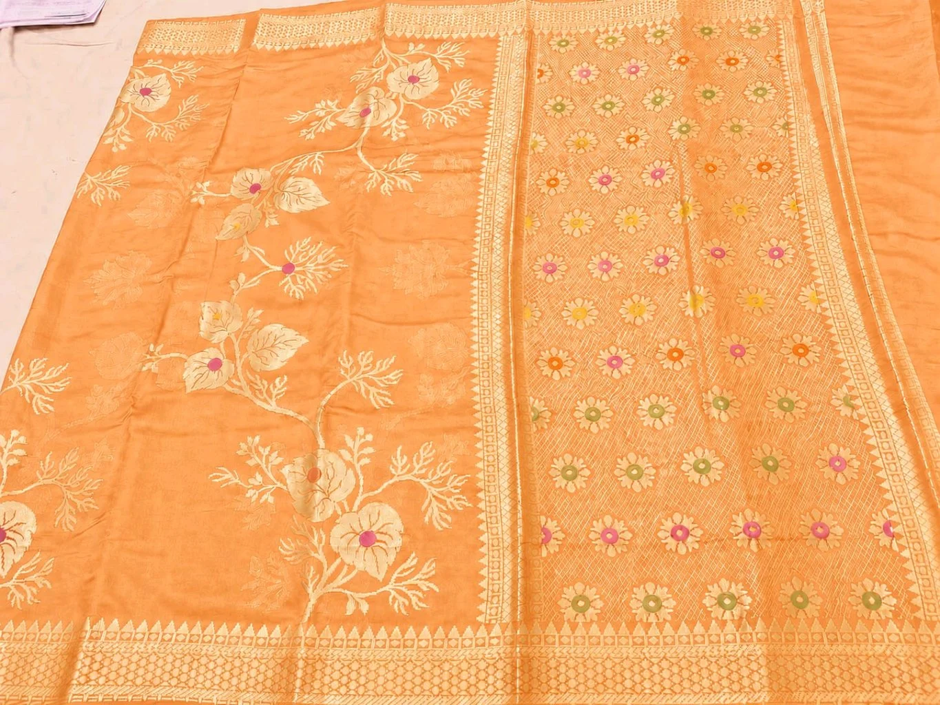Katan Raw Mango Sarees thumbnail 8