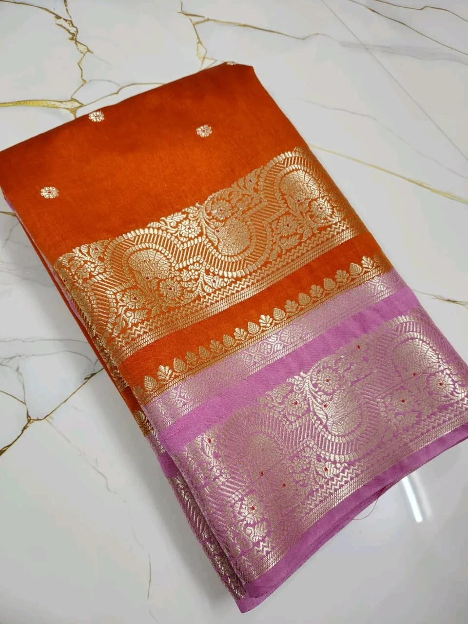Katan Raw Mango Bananas Sarees thumbnail 7