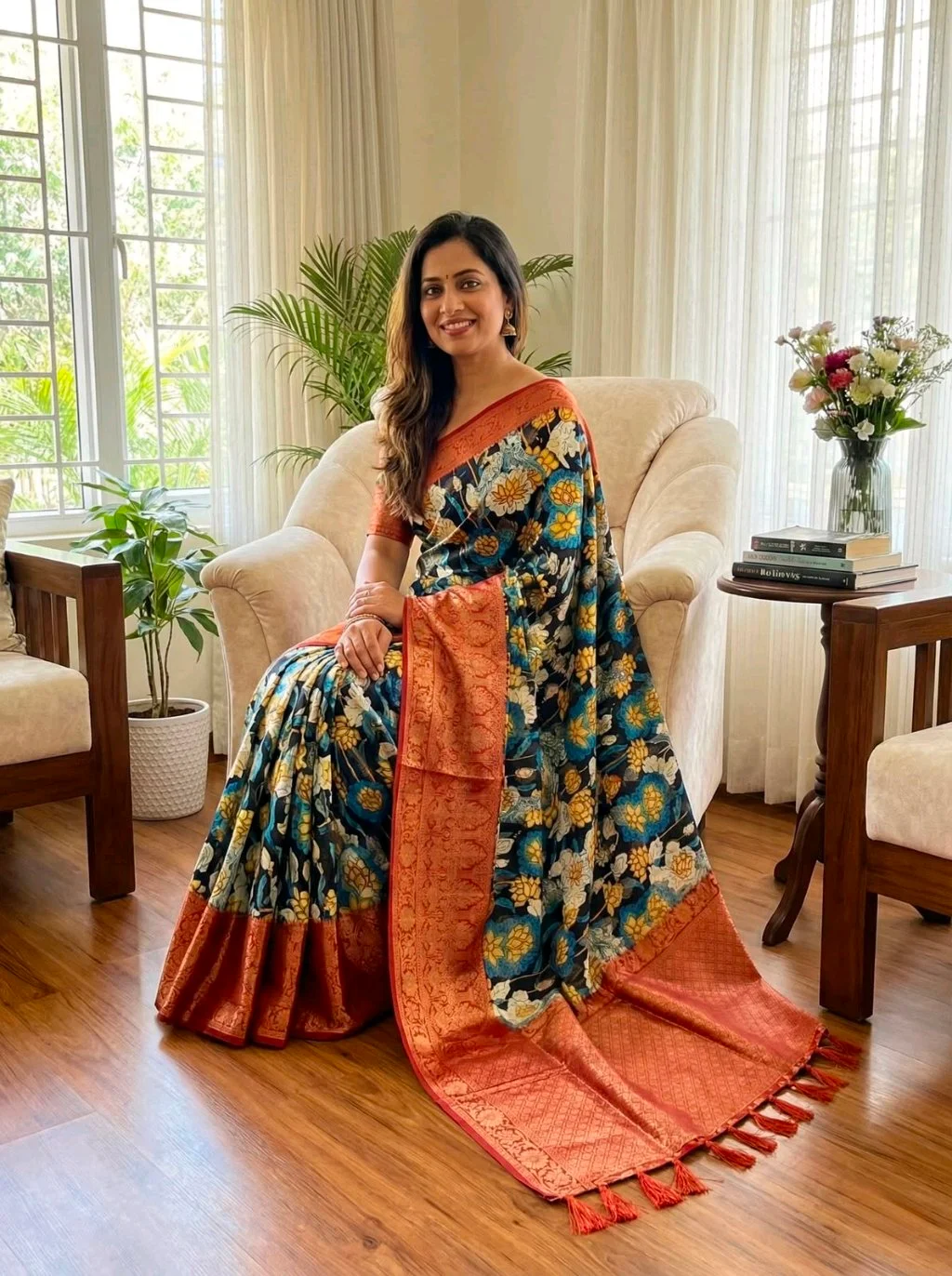 Soft Banarasi Silk Saree 9