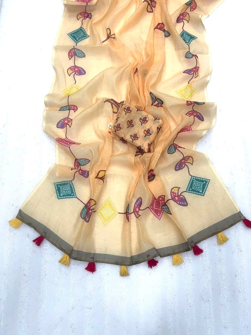 Sift Lenin Fabric Sarees thumbnail 9